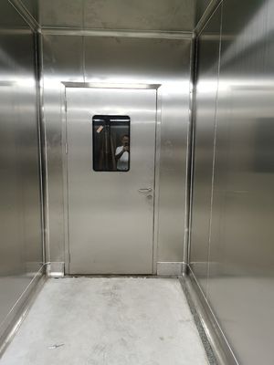 satın al GMP 304 Paslanmaz Çelik Temiz Oda Kapıları Hastane için Metal Salıncak Giriş Kapıları online manufacture