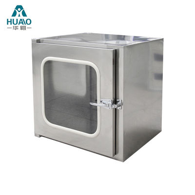 satın al Paslanmaz çelik 304 Transmission window Interlock Pass Box with UV lamp İç boyutlar online manufacture