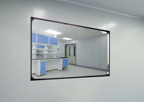 Dökme Montajlı Görünüm Paneli 5 mm Çift Katmanlı Temiz Oda Camları