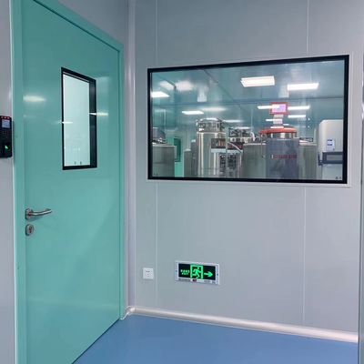GMP Standart Temiz Oda Hava geçirmez Pencereler Laboratuvar Sanayi Tıp Fabrikası