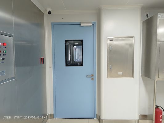 Hastane laboratuvarı için çelik kapı temiz oda temiz oda temiz oda
