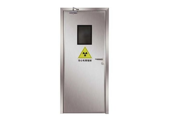 Galvanize 304SS Radyasyon Koruyucu X ışın kurşun kapısı Hastane Tıbbi Farma