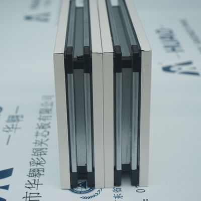 Isı Koruması Manual Temiz Oda Sandviç Paneli 0.376 0.426 0.476mm çelik plaka ile